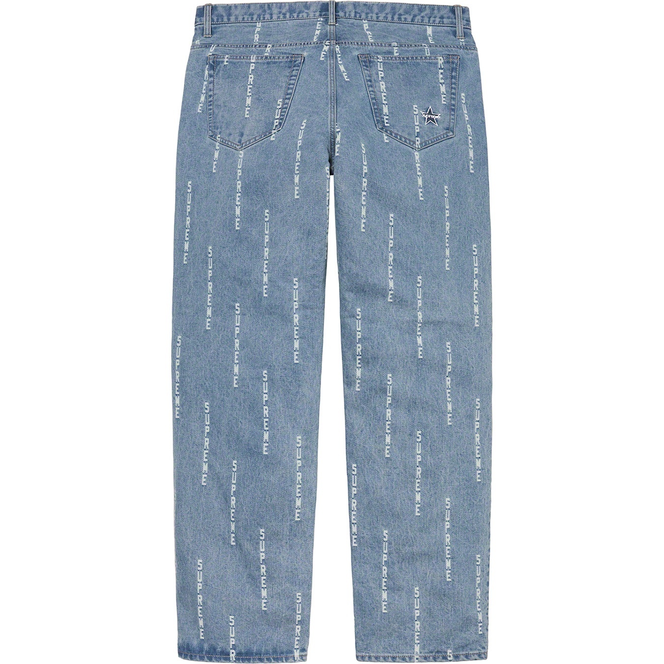 Logo Stripe Jacquard Regular Jean view 2